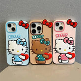 3D Hello Kitty Heart Case for iPhone